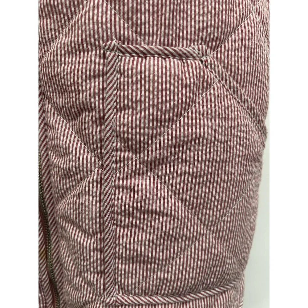 Peach Love California Blush‎ Pink Quilted Sleeveless Preppy Vest